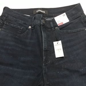 Women’s express jeans, dark blue size 10